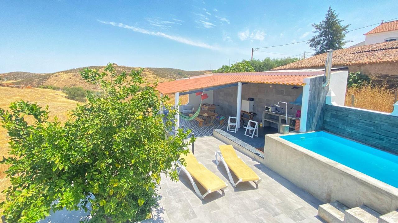 Casa Dos Chocalhos-Piscina-Perto Praia Fluvial-Vista Incrivel E Sossego Mertola Ngoại thất bức ảnh
