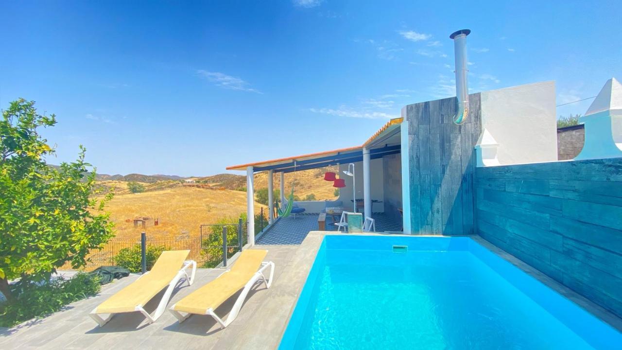 Casa Dos Chocalhos-Piscina-Perto Praia Fluvial-Vista Incrivel E Sossego Mertola Ngoại thất bức ảnh